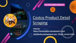 Costco Product Detail Scraping