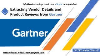 Extracting Vendor Details and Product Reviews from Gartner