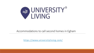 Accommodations to call second homes in Egham