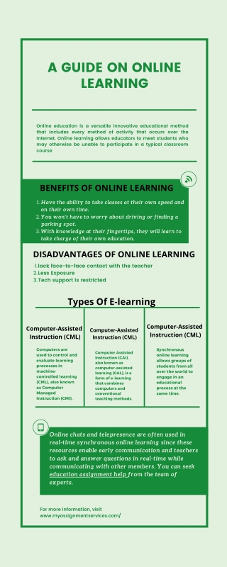 A Guide On online learning
