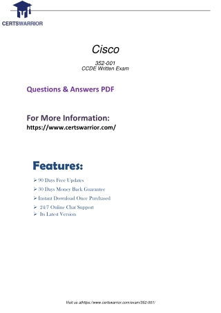 352-001 PDF Exam Material 2020