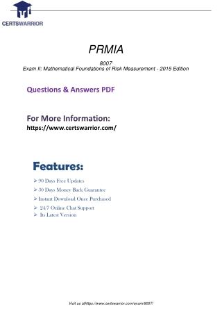8007 Real PDF Exam Preparation Guides 2020