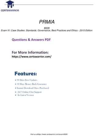 8009 Exams Study Guides Practice 2020