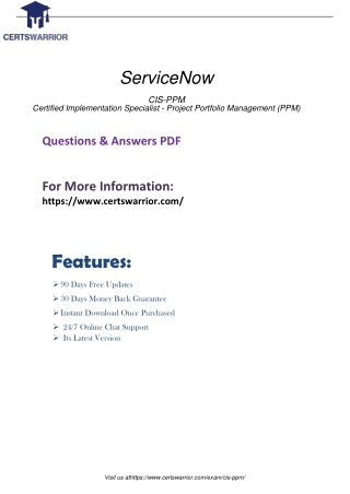 CIS-PPM Preparation Material Practice 2020
