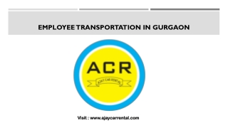 Employee Transportation in Gurgaon
