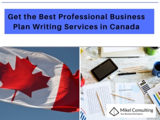 Get the Best Professional Business Plan Writing Services in Canada