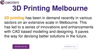 3D Printing Melbourne