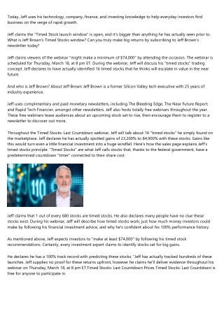 Former Hedge Fund Manager And Wall Street Executive Teeka ...