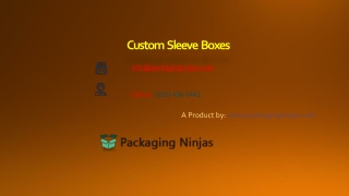 Get 50% Off  Custom Printed Sleeve Packaging Boxes