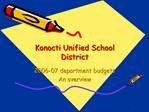 Konocti Unified School District