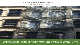 Importance of Hiring Exterior Painting Services Company in NYC