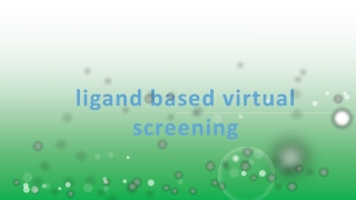 ligand based virtual screening