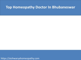 Top Homeopathy Doctor In Bhubaneswar