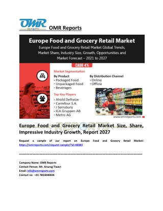 Europe Food and Grocery Retail Market Size, Share and Report 2027