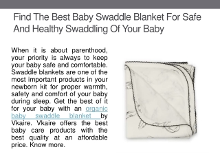 Find The Best Baby Swaddle Blanket For Safe And Healthy Swaddling Of Your Baby