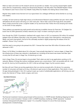 Jeff's #1 Tech Stock - Etf Probe
