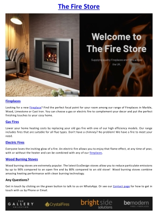 The Fire Store