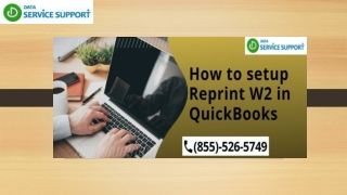How to setup Reprint W2 in QuickBooks