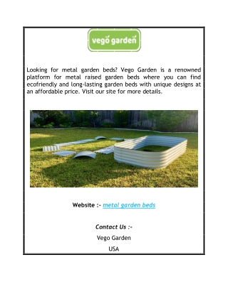metal garden beds  Vegogarden.com (1)