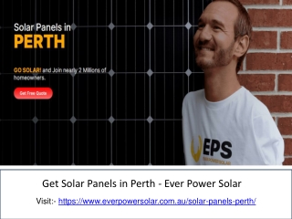 Get Solar Panels in Perth