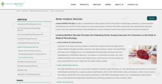 Strain Metabolite Analysis 