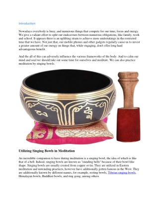 Meditation bowl amazon
