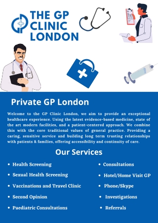 Private GP Clinic in London