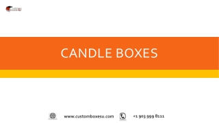 Custom candle boxes Available in All Sizes & Shapes