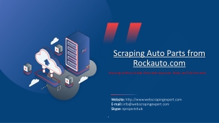 Scraping Auto Parts from Rockauto.com