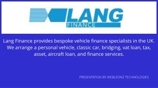 Asset Finance Services