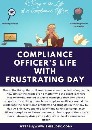 Compliance Officer's Life with Frustrating Day