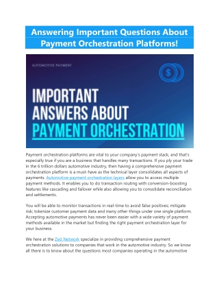 payment orchestration platform