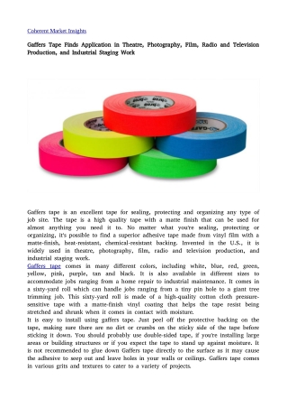 Gaffers Tape 1j