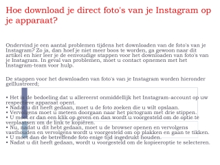 Instagram Bellen online helper voor uw problemen