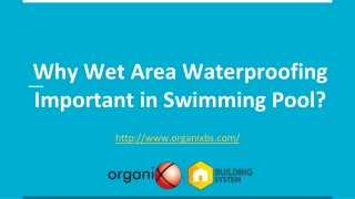 Why Wet Area Waterproofing Important in Swimming Pool