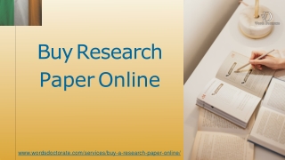 Buy Research Paper Online