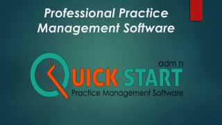 professional practice management software