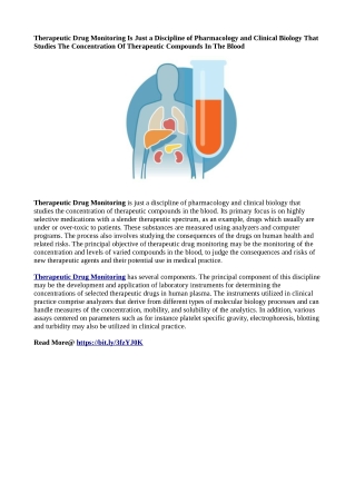 Therapeutic Drug Monitoring  - pdf