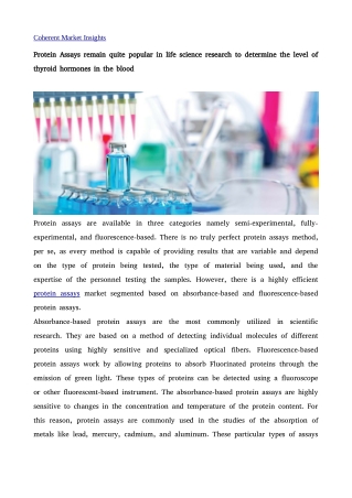 Protein Assays1j