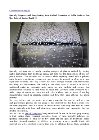 Specialty Polymers1j