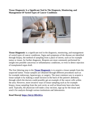 Tissue Diagnostic - pdf