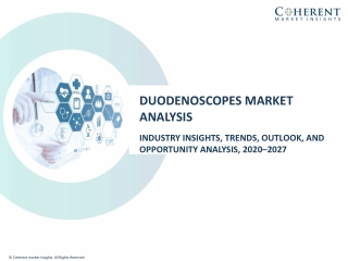 Duodenoscopes Market To Surpass US$ 244.4 Million By 2027