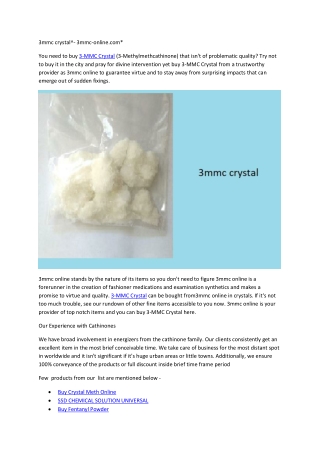 3mmc crystal^- 3mmc-online.com