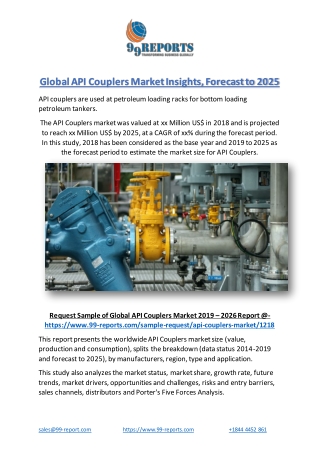 Global API Couplers Market Insights, Forecast to 2025