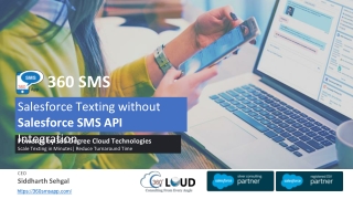 Salesforce Texting without  Salesforce SMS API Integration