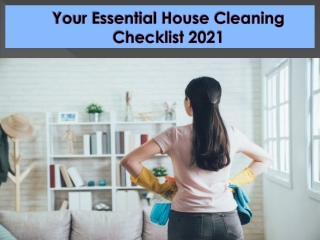 Whole House Cleaning Checklist 2021