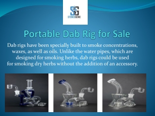 Portable Dab Rig for Sale