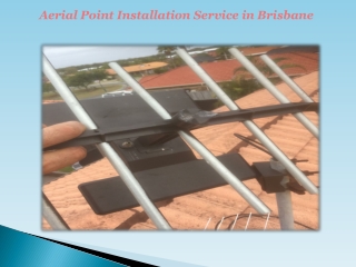 Aerial Point Installation Service in Brisbane