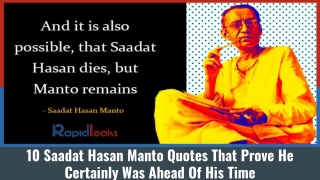 10 Saadat Hasan Manto Quotes That Prove He Certainly Was Ahead Of His Time