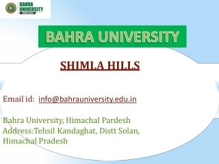Bahra University - Management Courses